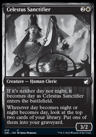(012) Magic The Gathering Innistrad: Double Feature Single: Celestus Sanctifier Common
