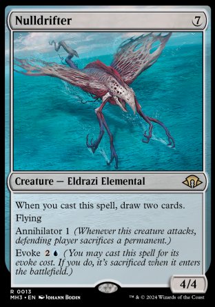 (013) Magic The Gathering Modern Horizons 3 Single: Nulldrifter Rare