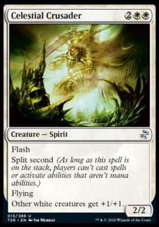 (013/289) Magic The Gathering Time Spiral Remastered Single: Celestial Crusader Uncommon