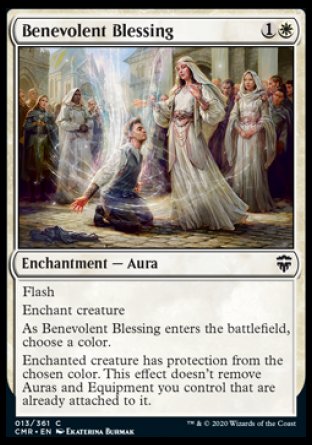 (013/361) Magic The Gathering Commander Legends Single: Benevolent Blessing Common