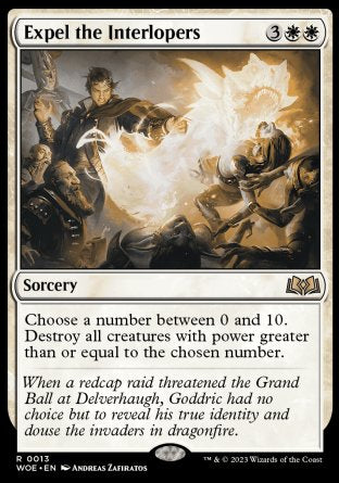 (013) Magic The Gathering Wilds of Eldraine Single: Expel the Interlopers Rare