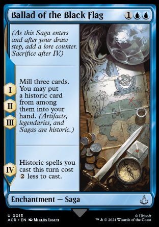 (013) Magic The Gathering Universes Beyond: Assassin's Creed Single: Ballad of the Black Flag Uncommon
