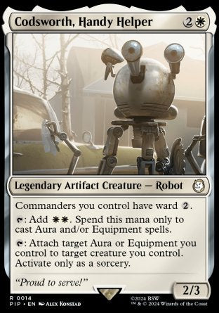 (014) Magic The Gathering Universes Beyond: Fallout Single: Codsworth, Handy Helper Rare