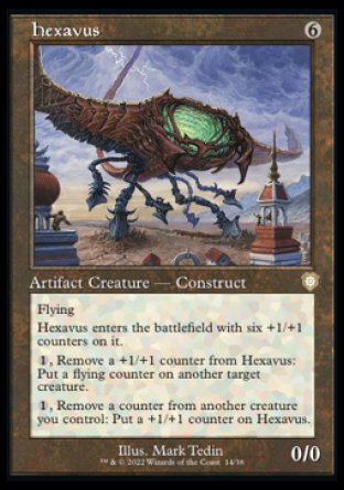 (014) Magic The Gathering Commander: The Brothers' War Single: Hexavus Rare