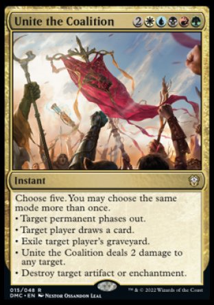 (015) Magic The Gathering Commander: Dominaria United Single: Unite the Coalition Rare