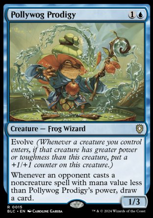 (015) Magic The Gathering Commander: Bloomburrow Single: Pollywog Prodigy Rare
