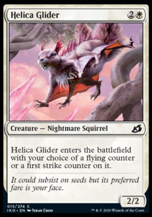 (015/274) Magic The Gathering Ikoria: Lair of Behemoths Single: Helica Glider Common