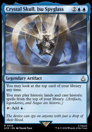 (015) Magic The Gathering Universes Beyond: Assassin's Creed Single: Crystal Skull, Isu Spyglass Rare