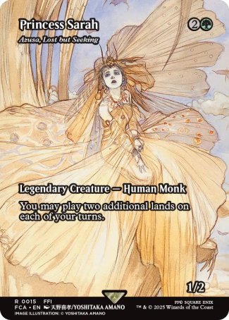 (015) Magic The Gathering Magic: The Gathering - FINAL FANTASY Through the Ages Single: Azusa, Lost but Seeking Holo Rare