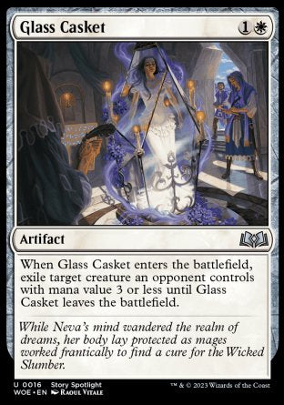 (016) Magic The Gathering Wilds of Eldraine Single: Glass Casket Holo Uncommon