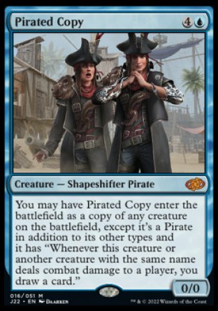 (016) Magic The Gathering Jumpstart 2022 Single: Pirated Copy Mythic