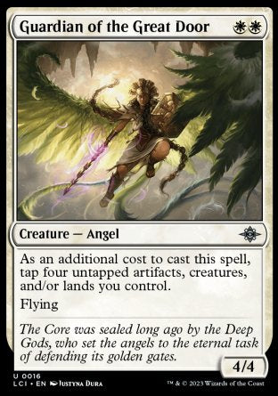 (016) Magic The Gathering The Lost Caverns of Ixalan Single: Guardian of the Great Door Holo Uncommon