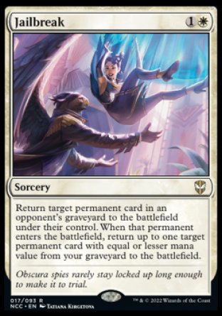 (017) Magic The Gathering Commander: Streets of New Capenna Single: Jailbreak Holo Rare