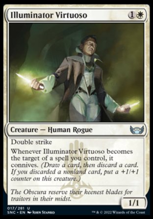 (017) Magic The Gathering Streets of New Capenna Single: Illuminator Virtuoso Holo Uncommon