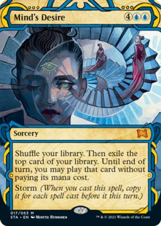 (017) Magic The Gathering Mystical Archive Single: Mind's Desire (V.1) Mythic