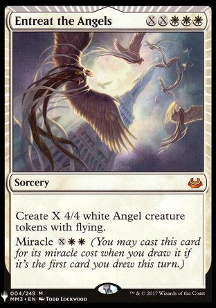 (004) Magic The Gathering The List Single: Entreat the Angels Mythic