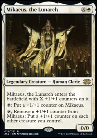 (018) Magic The Gathering Double Masters 2022 Single: Mikaeus, the Lunarch Rare