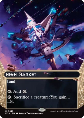 (018) Magic The Gathering Stellar Sights Single: High Market (V.1) Rare