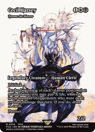 (018) Magic The Gathering Magic: The Gathering - FINAL FANTASY Through the Ages Single: Tymna the Weaver Holo Rare