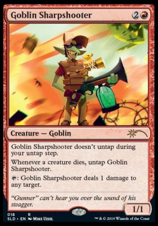 (018) Magic The Gathering Secret Lair Drop Series Single: Goblin Sharpshooter Rare