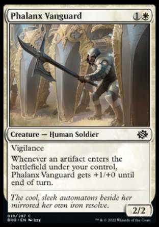 (019) Magic The Gathering The Brothers' War Single: Phalanx Vanguard Common
