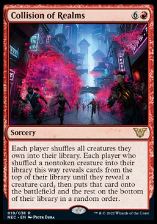 (019) Magic The Gathering Commander: Kamigawa: Neon Dynasty Single: Collision of Realms (V.1) Rare