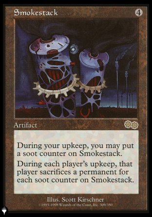 (309) Magic The Gathering The List Single: Smokestack Rare
