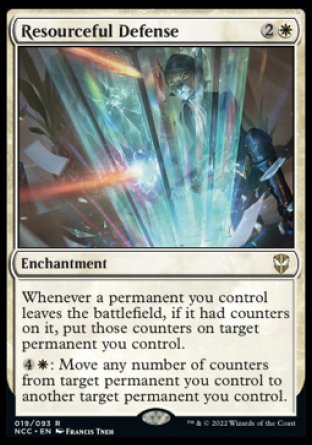 (019) Magic The Gathering Commander: Streets of New Capenna Single: Resourceful Defense Holo Rare