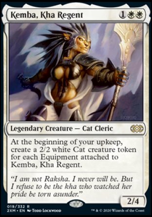 (019/332) Magic The Gathering Double Masters Single: Kemba, Kha Regent Holo Rare