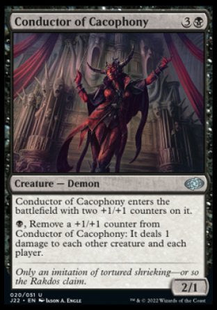 (020) Magic The Gathering Jumpstart 2022 Single: Conductor of Cacophony Uncommon