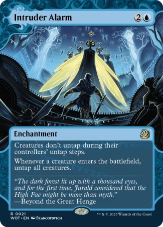 (021) Magic The Gathering Enchanting Tales Single: Intruder Alarm Rare