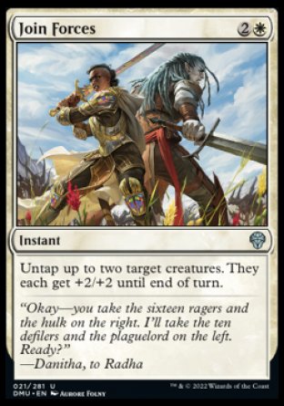 (021) Magic The Gathering Dominaria United Single: Join Forces Uncommon