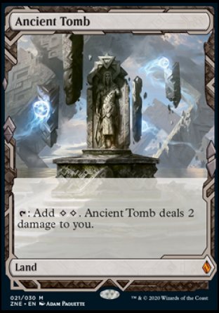 (021/030) Magic The Gathering Zendikar Rising Expeditions Single: Ancient Tomb Mythic