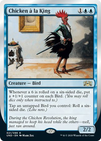 (021/096) Magic The Gathering Unsanctioned Single: Chicken à la King Rare