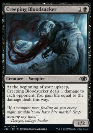 (021) Magic The Gathering Jumpstart 2022 Single: Creeping Bloodsucker Common