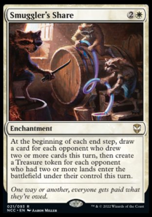 (021) Magic The Gathering Commander: Streets of New Capenna Single: Smuggler's Share Rare