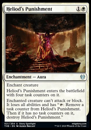 (021/254) Magic The Gathering Theros Beyond Death Single: Heliod's Punishment Holo Uncommon