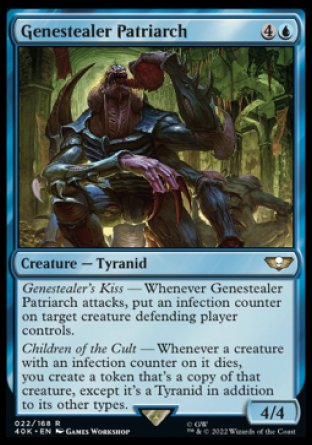 (022) Magic The Gathering Universes Beyond: Warhammer 40000 Single: Genestealer Patriarch Holo Rare