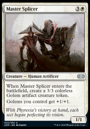 (022/332) Magic The Gathering Double Masters Single: Master Splicer Uncommon
