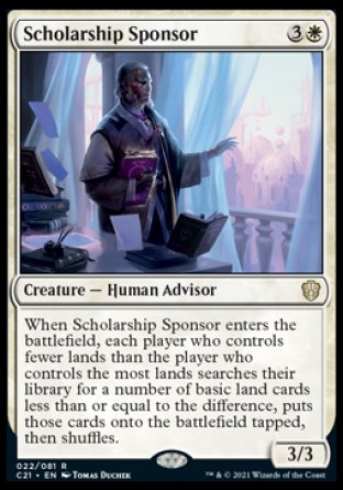 (022) Magic The Gathering Commander: Strixhaven Single: Scholarship Sponsor Rare