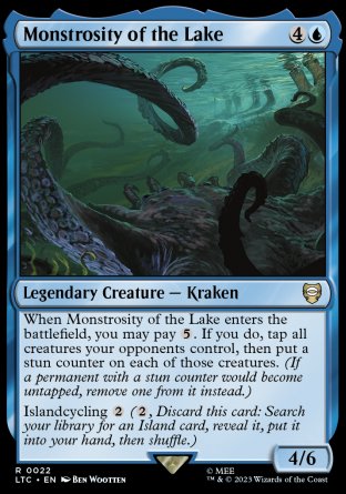 (022) Magic The Gathering Commander: The Lord of the Rings: Tales of Middle-earth Single: Monstrosity of the Lake Rare