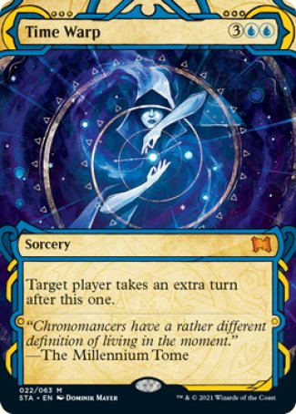 (022) Magic The Gathering Mystical Archive Single: Time Warp (V.1) Holo Mythic