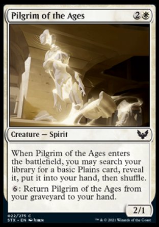 (022) Magic The Gathering Strixhaven: School of Mages Single: Pilgrim of the Ages Common