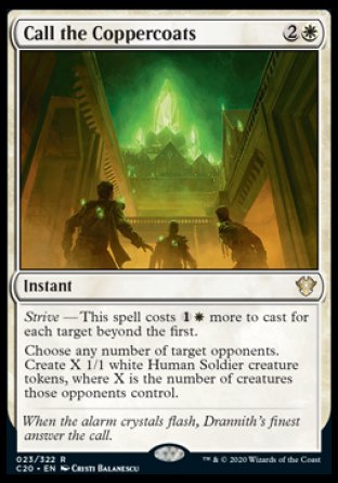 (023/322) Magic The Gathering Commander: Ikoria Single: Call the Coppercoats Rare