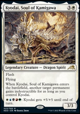 (023) Magic The Gathering Kamigawa: Neon Dynasty Single: Kyodai, Soul of Kamigawa Holo Rare