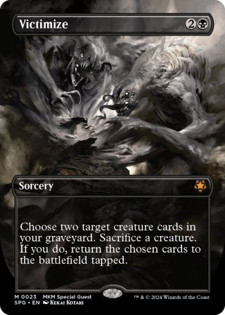 (023) Magic The Gathering Special Guests Single: Victimize Mythic