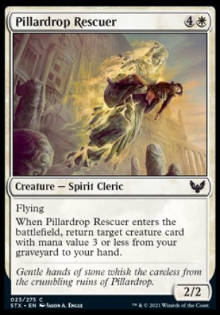 (023) Magic The Gathering Strixhaven: School of Mages Single: Pillardrop Rescuer Holo Common