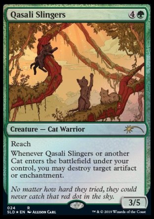 (024) Magic The Gathering Secret Lair Drop Series Single: Qasali Slingers Rare