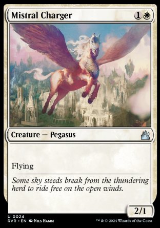 (024) Magic The Gathering Ravnica Remastered Single: Mistral Charger Uncommon