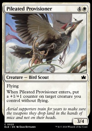(025) Magic The Gathering Bloomburrow Single: Pileated Provisioner Common